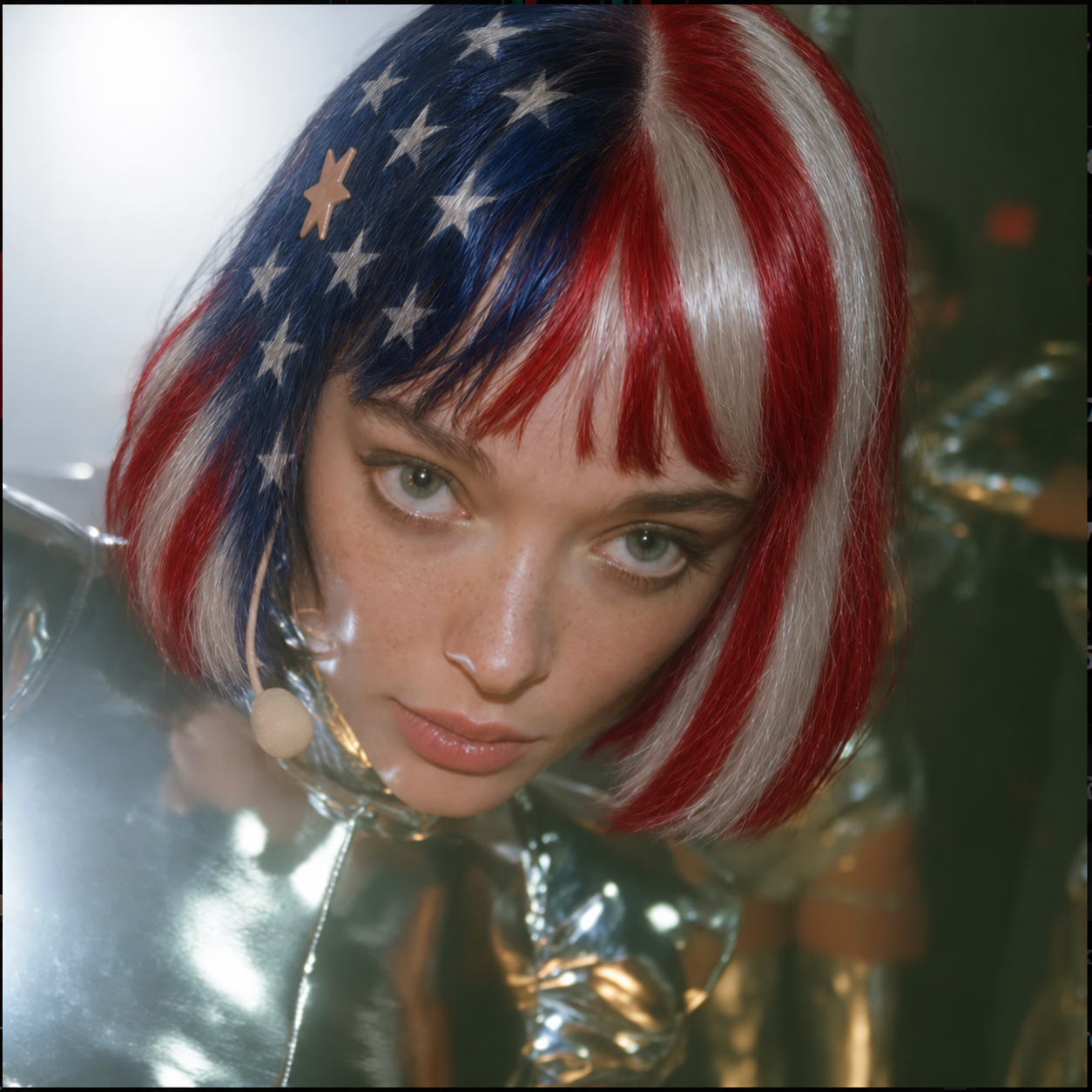 Original square USACLAUDIA portrait
